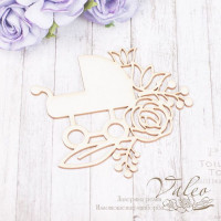 Чипборд Valeo Коляска 75*71мм V2198