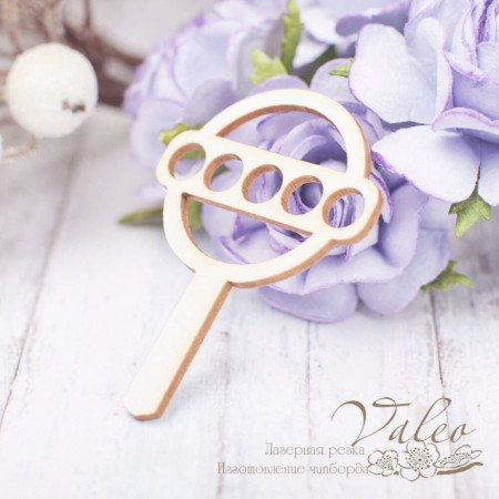 Чіпборд Valeo Брязкальце 34*48мм V2232