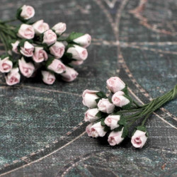 Букет троянд Mini Rosebuds рожевий світлий, 10шт