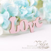 Чіпборд Valeo кольоровий Love 40*19мм рожевий перламутр V2646