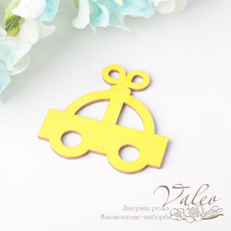 Чіпборд Valeo кольоровий Іграшка дитяча 36*36мм жовтий з глітером V2659