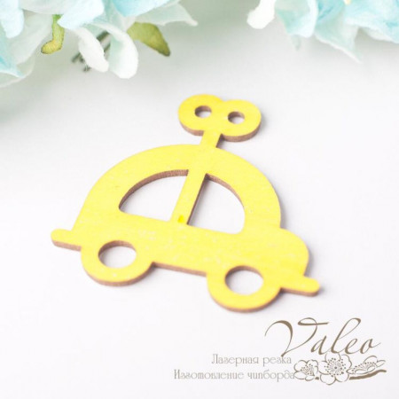 Чіпборд Valeo кольоровий Іграшка дитяча 39*39мм жовтий з глітером V2680