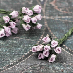 Букет троянд Mini Rosebuds лаванда, 10шт