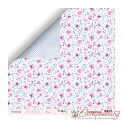 Аркуш паперу 30*30см Scrapmir Gentle Morning Флора двосторонній