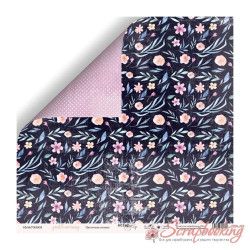 Аркуш паперу 30*30см Scrapmir Gentle Morning Квіткова галявина двосторонній